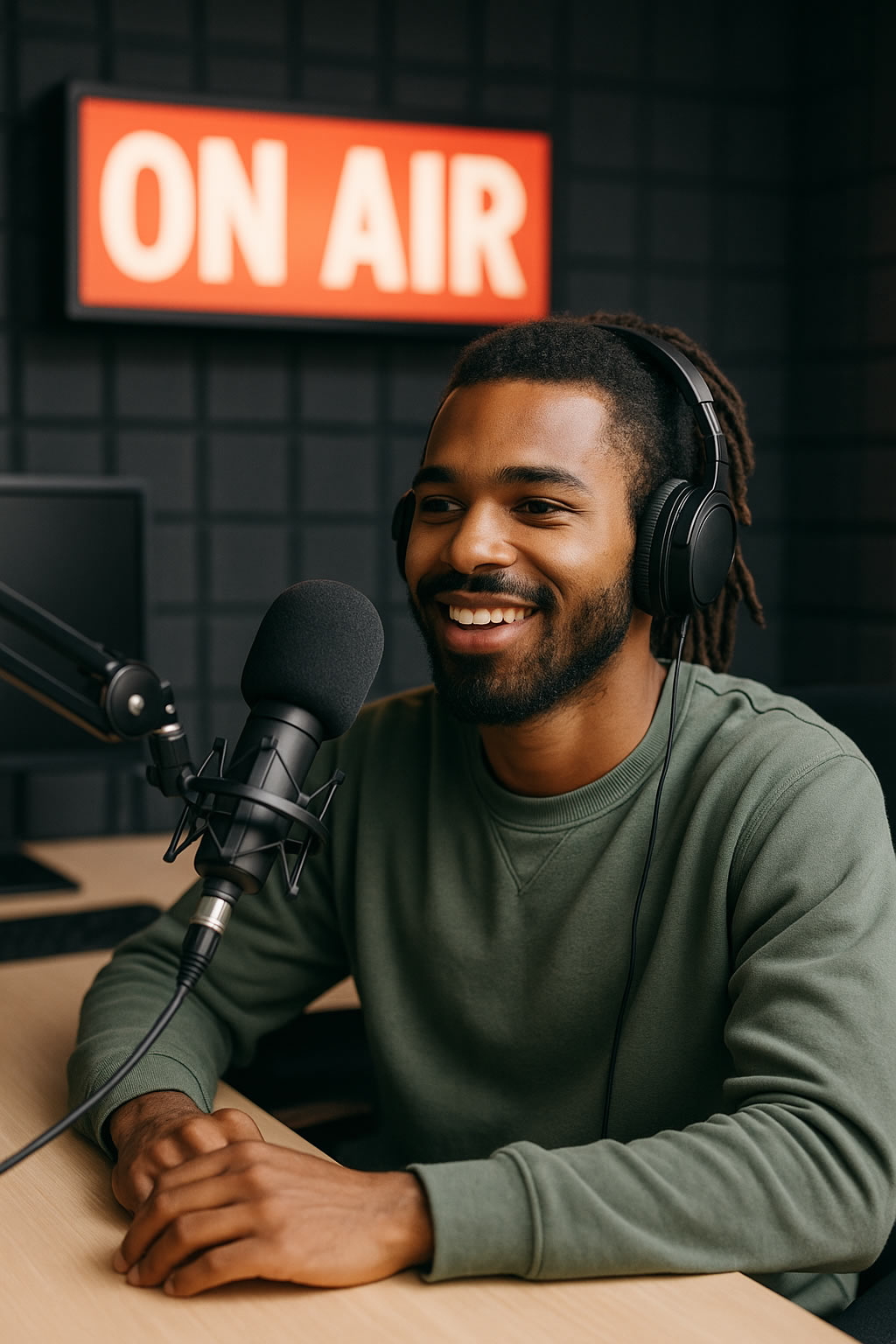 Radio booth